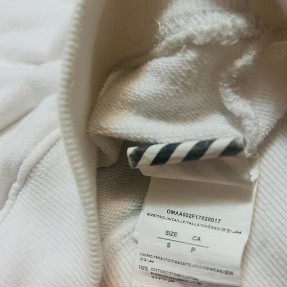 Off-White Firetape Sweatshirt White - Picture 8 of 8
